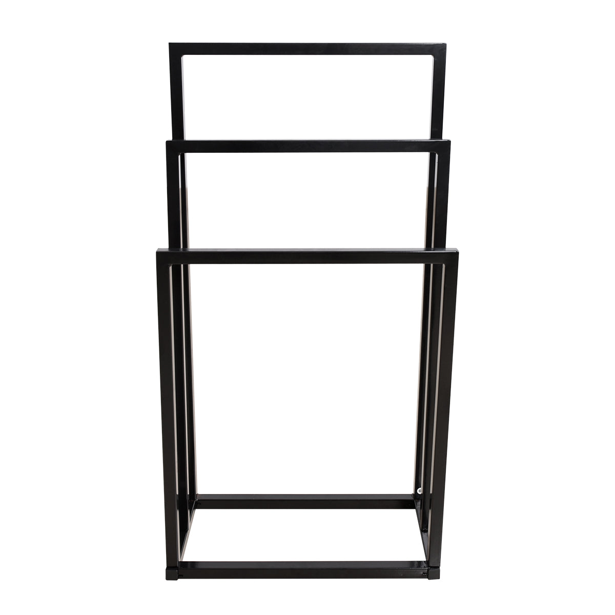 Metal Towel Rack 3 Tiers Hand Towel Holder Organizer for Bathroom Accessories, Black