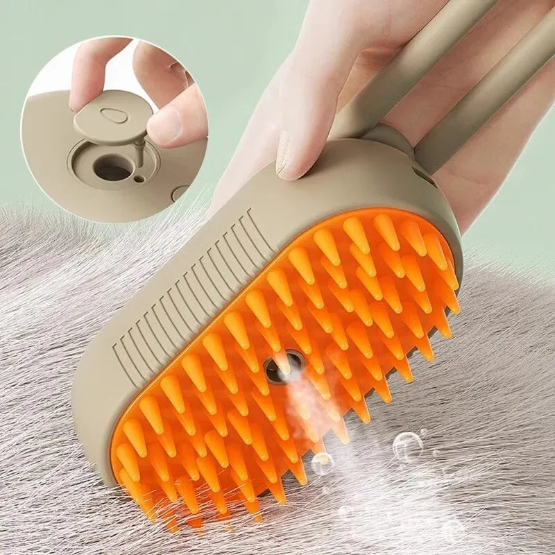 Spray & Massage Pet Brush
