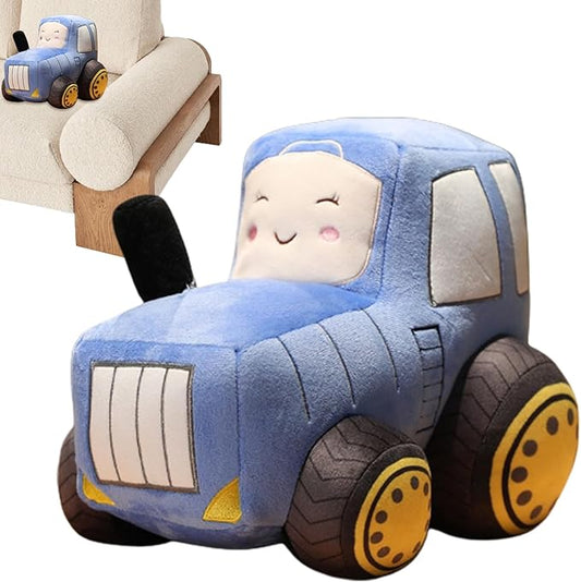 Soft toy car - tractor cuddly pillow