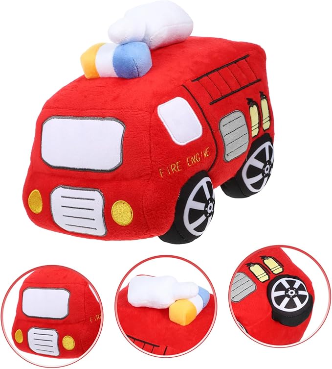 Plush Fire Truck Toy Cuddly Toy