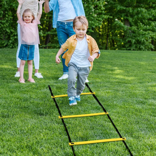Agility Training Ladder – 12 Rung, 20ft Speed Ladder with Carry Bag for Fitness & Sports