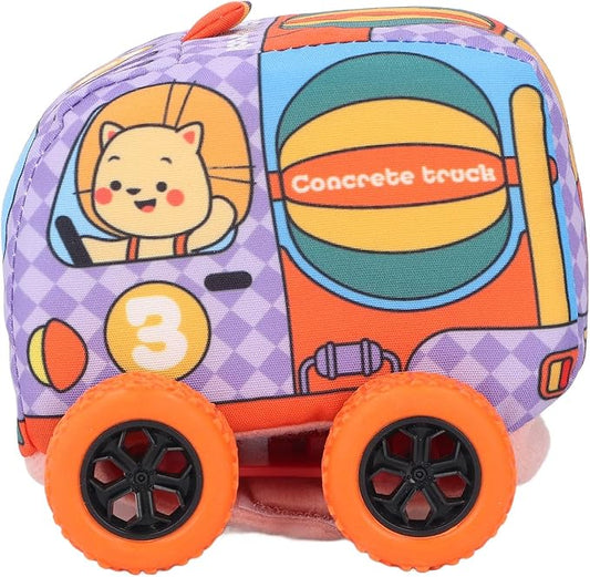 Fabric Pull-Back Car Cartoon Toy Car
