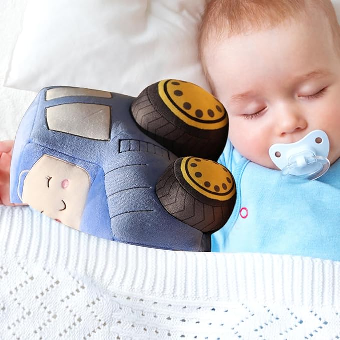 Soft toy car - tractor cuddly pillow