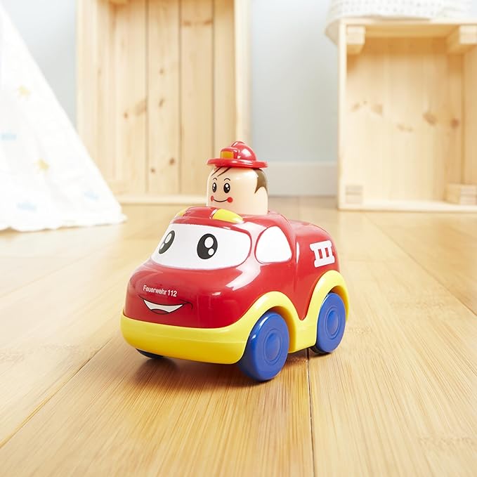 Push & Go Cars Toy Car  Crawling Fire Brigade