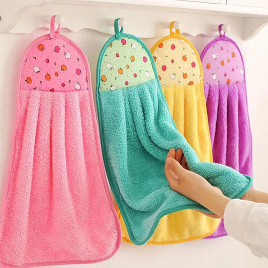 3 Pcs Soft Hanging Fingertip Towels