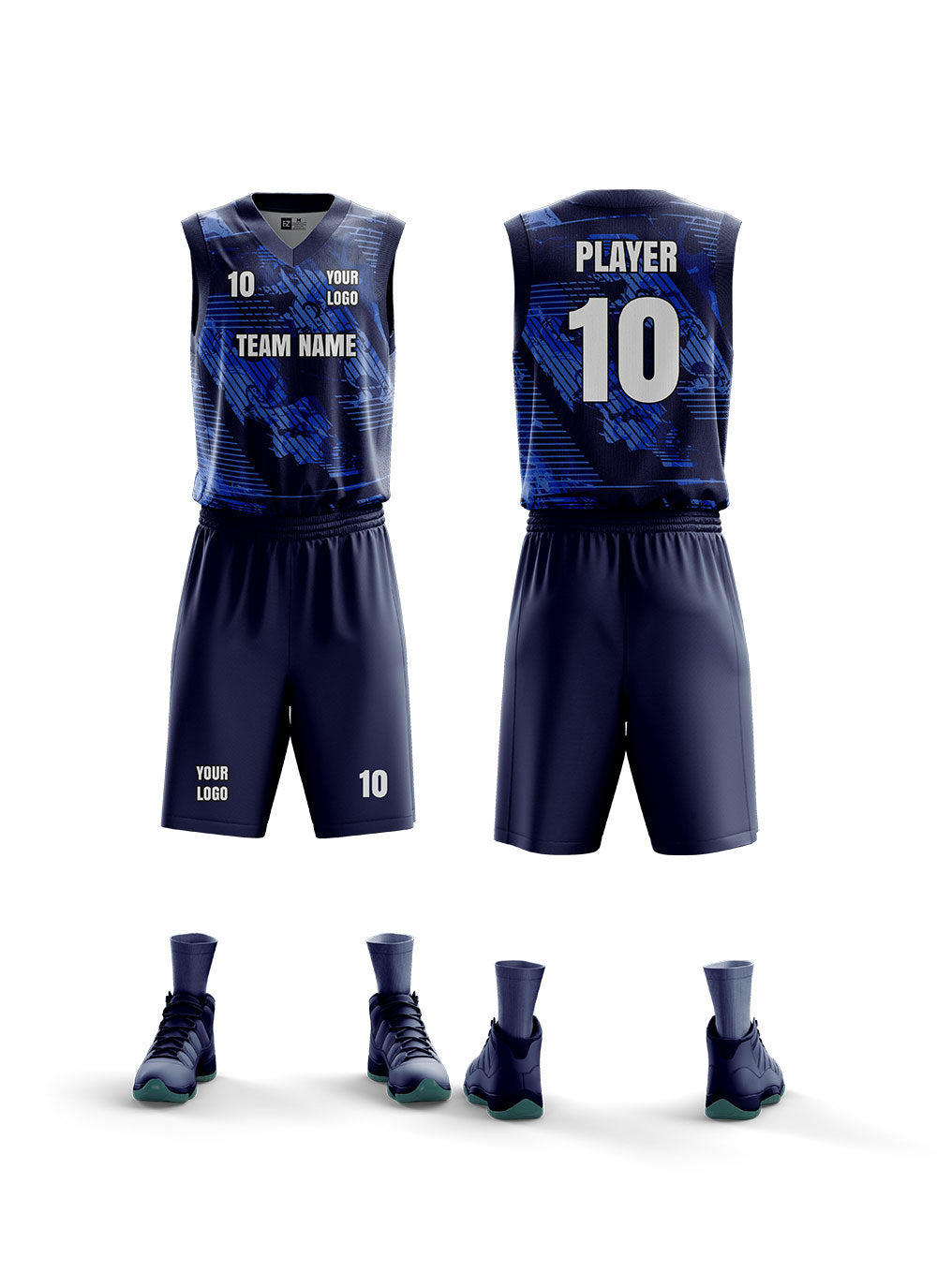 Custom Basketball Uniform MBB-2